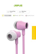 Jopus Jopus JO-K58 Bonea Universal 3,5 Mikrofonlu Kulaklik Pembe Renk