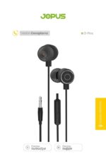 Jopus JO-K66 Buffo Universal 3.5mm Mikrofonlu Kulaklik Siyah Kulaklık