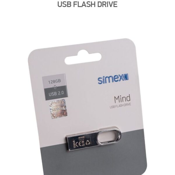 Simex SU-108 Mind 2.0 Metal 128GB USB Bellek