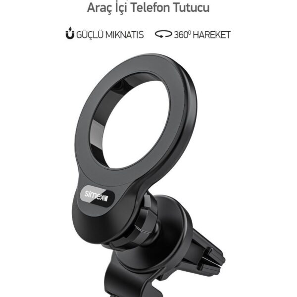 Simex ST-207 Circulo Magsafe Petege Takmali Miknatisli Telefon Tutucu