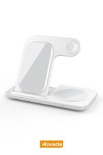 Azeada PD-W8 Wireless Magsafe 3in 1 15 Watt Sarj Cihazi - Görsel 3