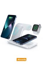 Azeada PD-W8 Wireless Magsafe 3in 1 15 Watt Sarj Cihazi - Görsel 4
