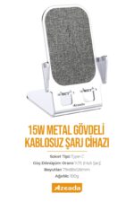 Azeada PD-W18 Wireless Magsafe 15 Watt Sarj Cihazi