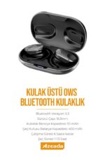 Azeada AZ-BT11 TWS Bluetooth Kulaklık Siyah Renk