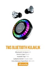 Azeada AZ-BT05 TWS Işıklı Oyuncu Bluetooth Kulaklık