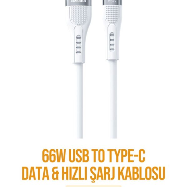 Azeada Type C AZ-B02a 1.3mt Sarj Kablosu