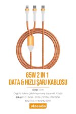 Azeada AZ-B03th 2in1 Sarj Kablosu - Görsel 5