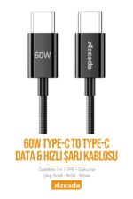 Azeada AZ-B06a 1mt Sarj Kablosu - Görsel 4