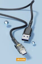 Azeada Type C PD-B94a seffaf Data Kablosu - Görsel 4