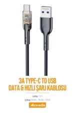 Azeada Type C PD-B94a seffaf Data Kablosu