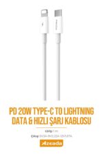 Azeada Type-C To Lightning PD PD-B27i Data Kablosu
