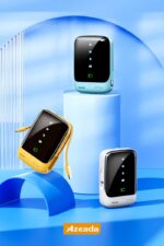 Azeada AZ-P01 22,5W 10000mAh Power Bank Dahili Kablolu - Görsel 2