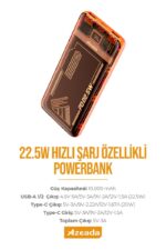 Azeada AZ-P17 22,5W 10000mAh Power Bank - Görsel 6