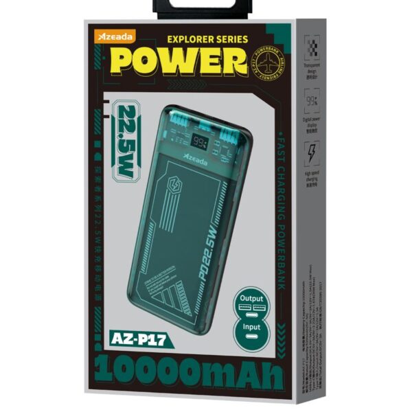 Azeada AZ-P17 22,5W 10000mAh Power Bank