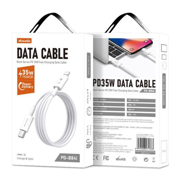 Azeada Type-C to Lightning PD-B84i 35W Data Kablosu