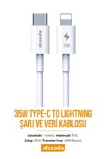 Azeada Type-C to Lightning PD-B84i 35W Data Kablosu - Görsel 6