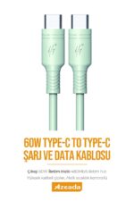 Azeada Type C to Type C PD-B82a 1mt 60W Data Kablosu - Görsel 4