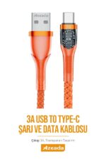 Azeada USB to Type-c PD-B88a Data Kablosu - Görsel 5