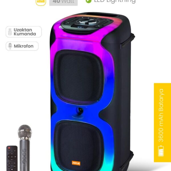 Jopus Party Time Mikrofonlu Bluetooth Hoparlör