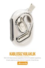 Azeada AZ-BT13 TWS Bluetooth Kulaklik Beyaz Renk