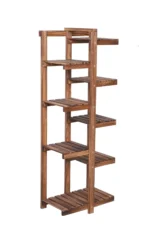 Wooden City , Bitki Rafı, Ev Düzenleyici, Teşhir Rafı, Eve Taşınma Hediyesi, Saksı Rafı, Çiçek Rafı - Görsel 2